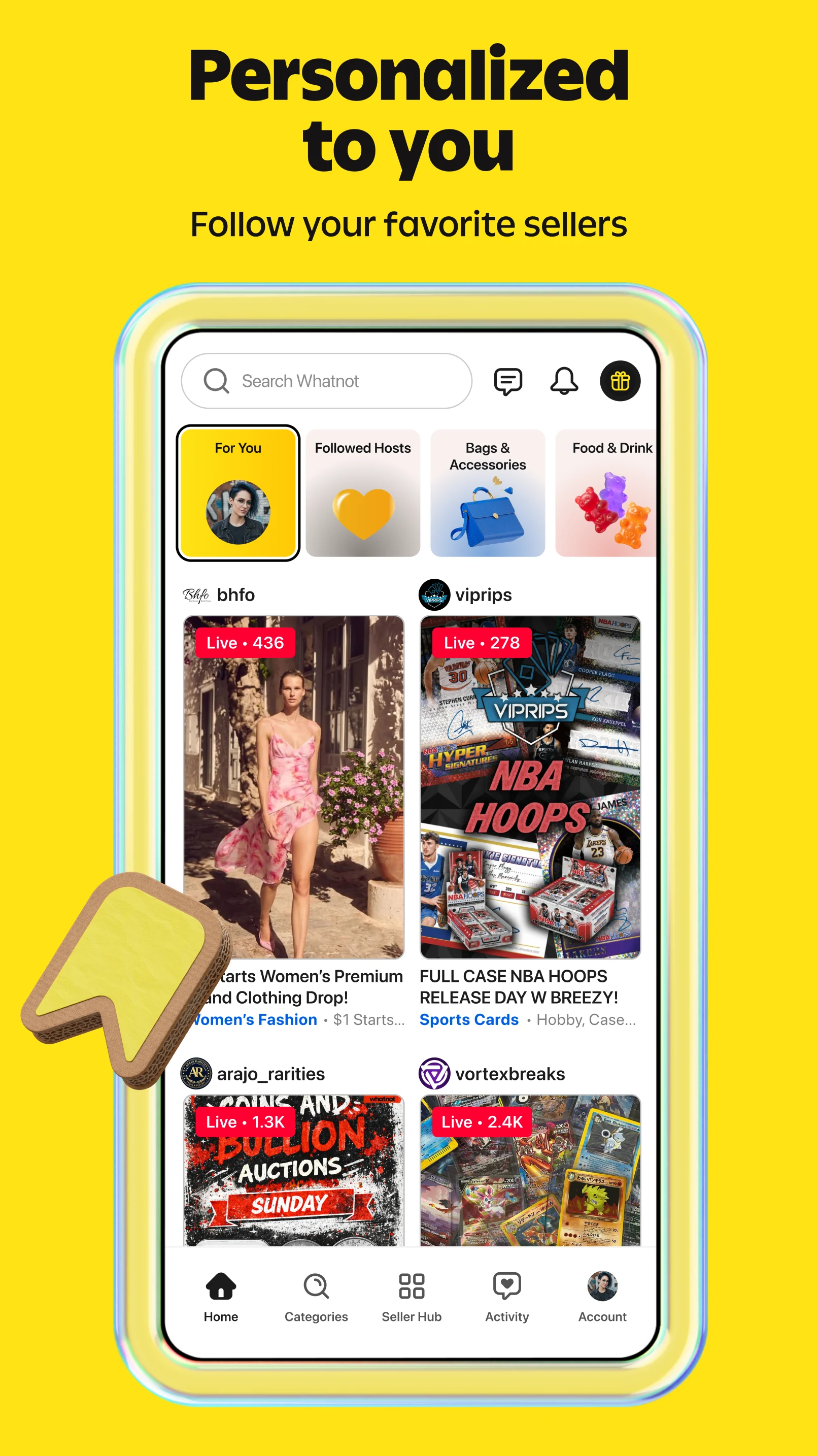 Whatnot: Shop, Sell, Connect screenshot