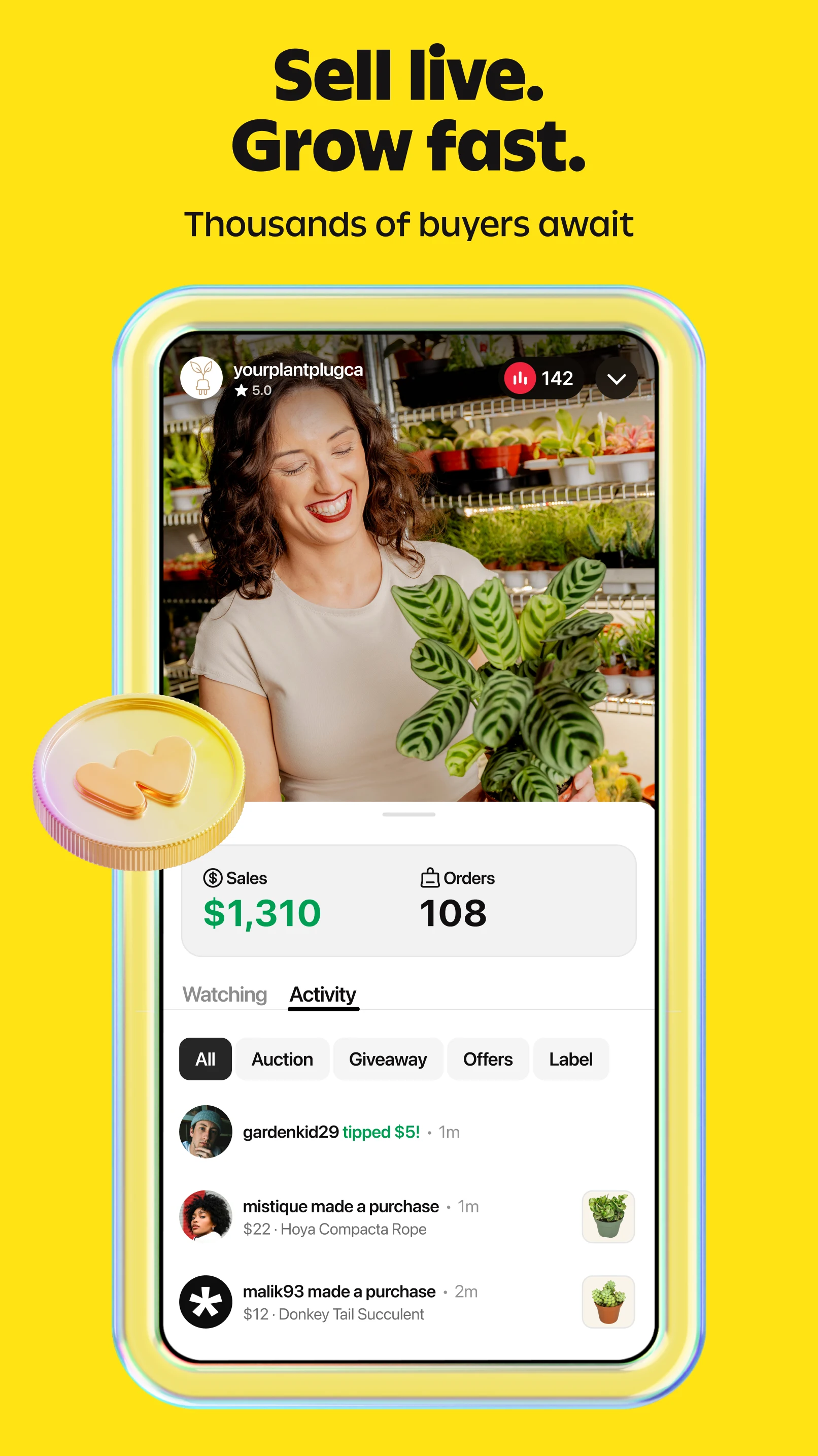 Whatnot: Shop, Sell, Connect screenshot